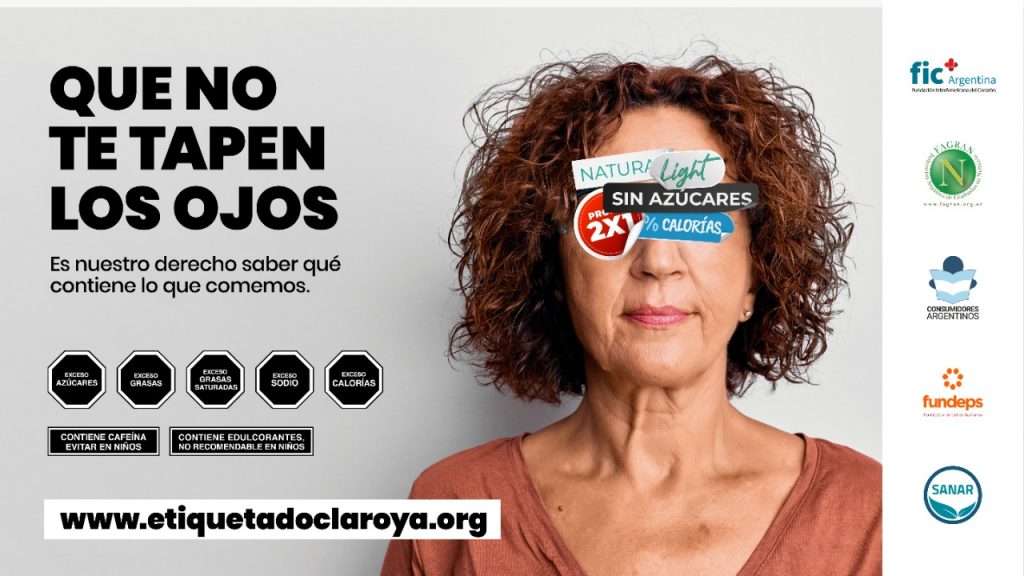 Que no te tapen los ojos: la campaña para exigir un #EtiquetadoClaroYa