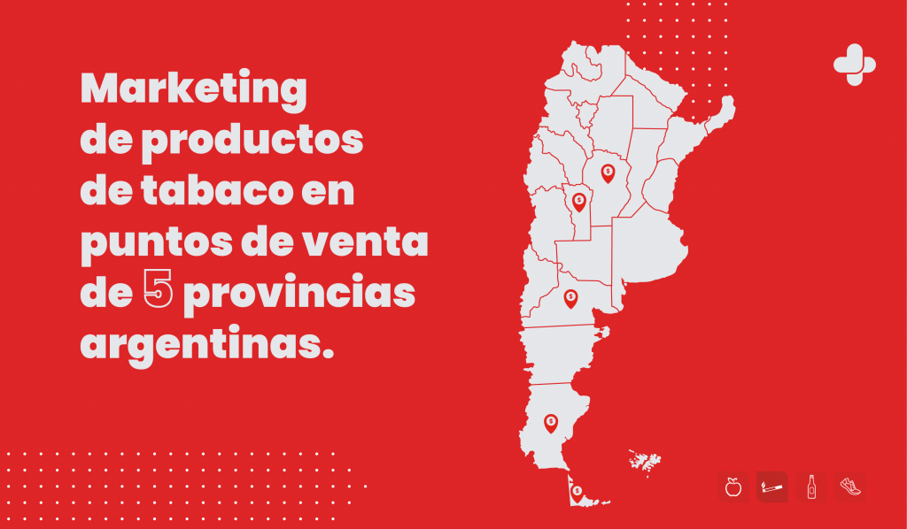 Marketing de productos de tabaco en cinco provincias argentinas: el 64,59% de los kioscos relevados exhiben cigarrillos