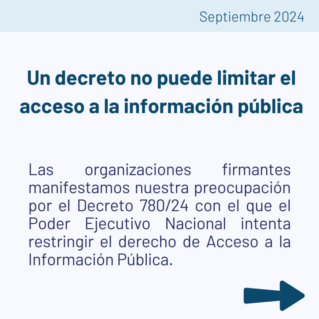 Un decreto no puede limitar el acceso a la información pública