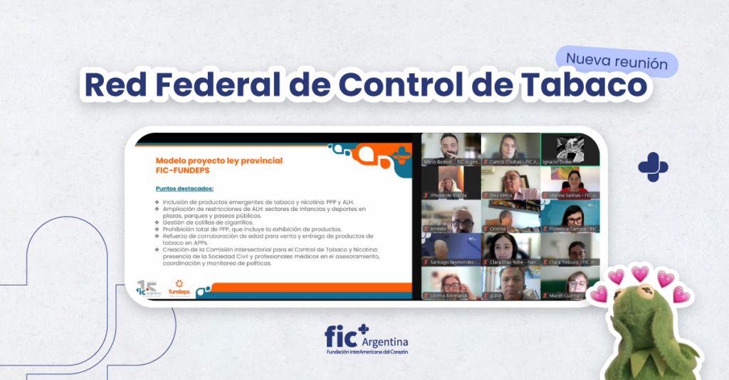 Avanza la Red Federal de Control de Tabaco: 2° reunión de la sociedad civil