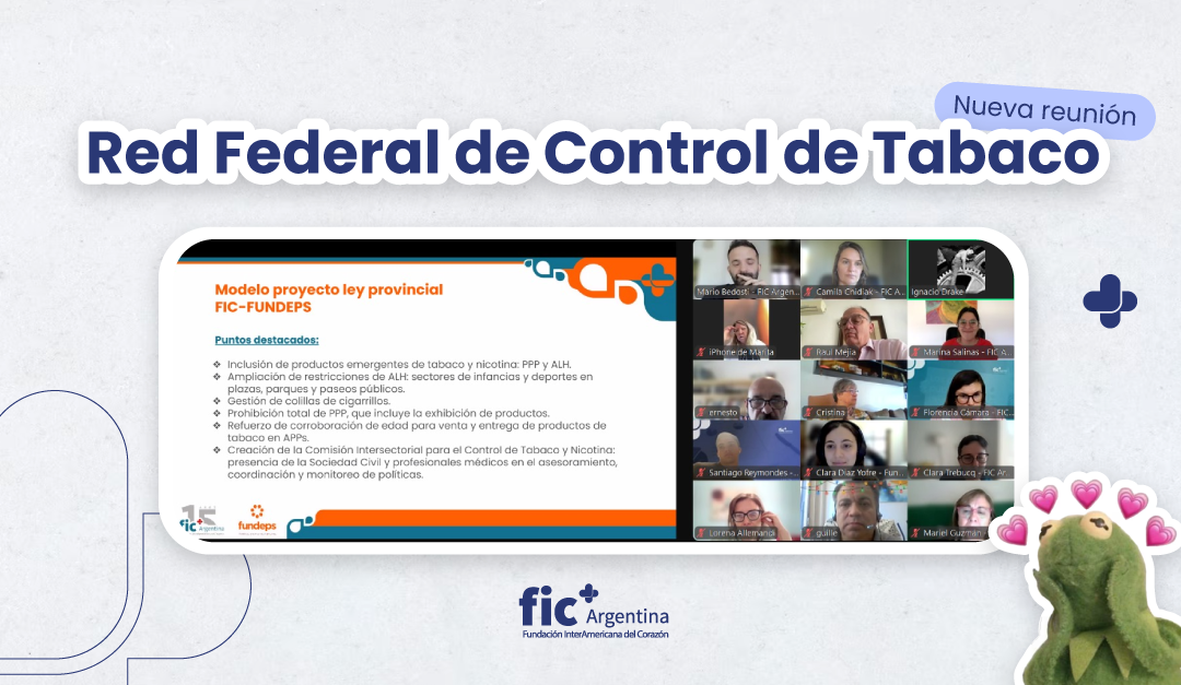 Avanza la Red Federal de Control de Tabaco: 2° reunión de la sociedad civil